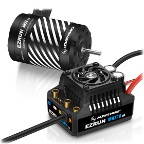 Hobbywing Ezrun MAX10 G2 80A Combo mit Motor 3652SD-3300kV 3,175 Welle