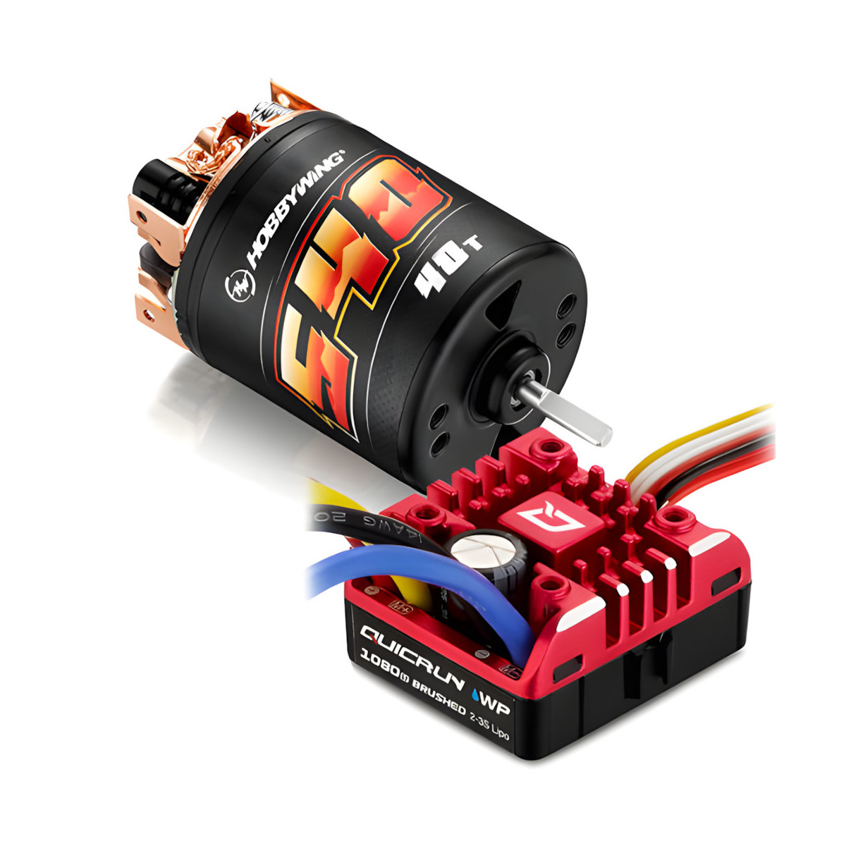 Hobbywing Quicrun Brushed WP1080 (G2) Combo mit 540 40T...