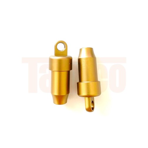 Tamiya aluminium front damper cylinder (2 pcs.) Egress Gold matt