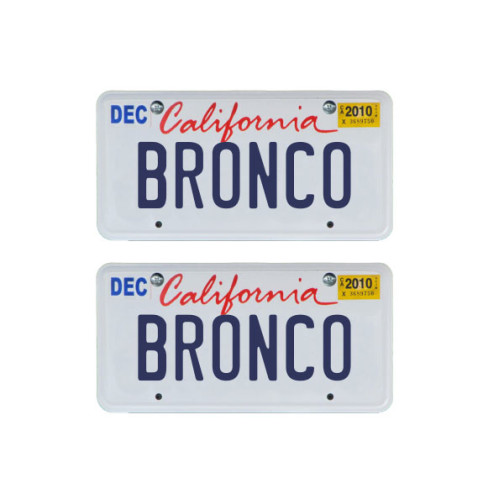 Tamico Kennzeichen BRONCO USA 1:10 3D 2er Set