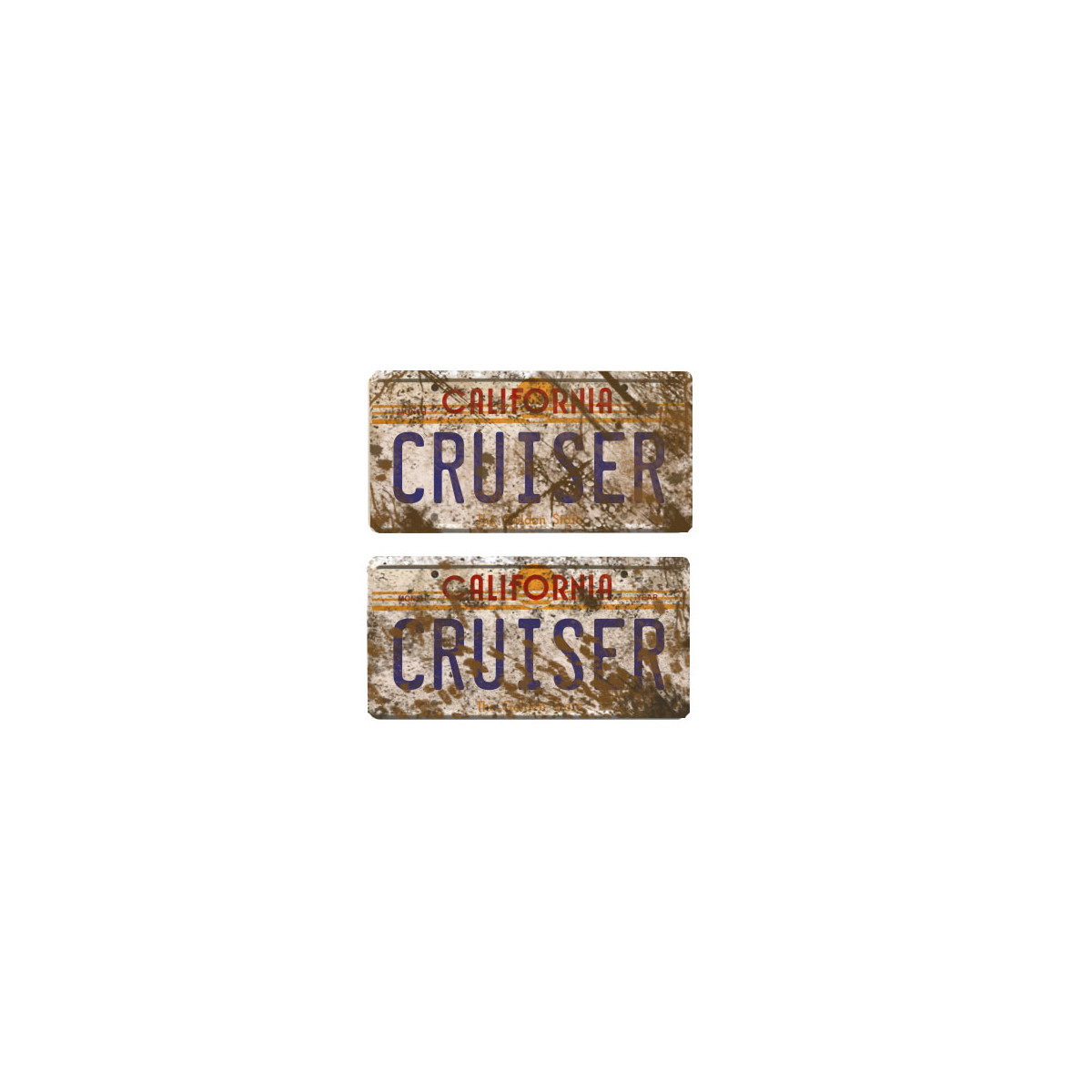 Tamico License Plate CRUISER USA 1/10 3D Set of 2