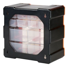 Robitronic Drawer Box with 12 drawers Orange