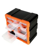 Robitronic Drawer Box with 12 drawers Orange