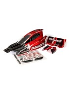 Traxxas 2450 Body, Bandit (also fits Bandit VXL), black & red/ wing (painted, decals applied)
