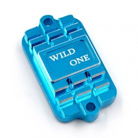 Xtra Speed Alu GearBox Parts A6 blau für Tamiya Wild...