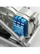 Xtra Speed Alu GearBox Parts A6 blau für Tamiya Wild One