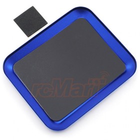 Xtra Speed Alu Schale (blau) mit Magnetplatte