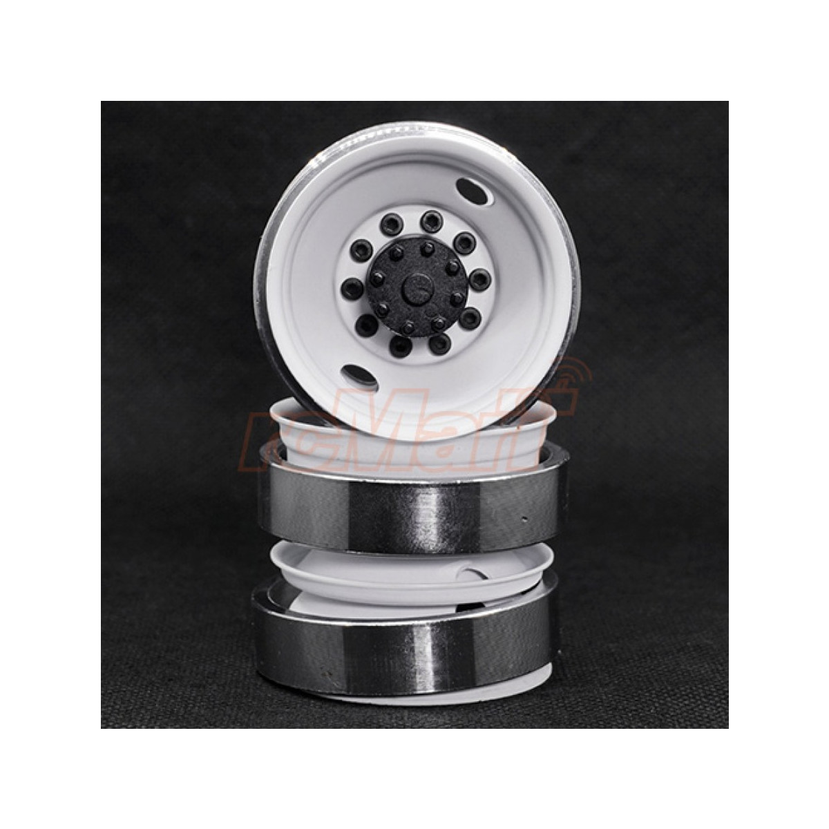 Xtra Speed Beadlock Felge hinten (2)  für Tamiya...