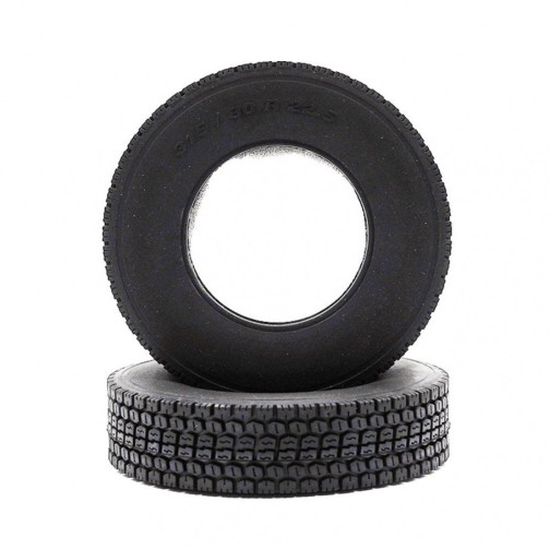Xtra Speed tyres hard rubber 83x22mm with inserts (2) for Tamiya 1:14 Trucks