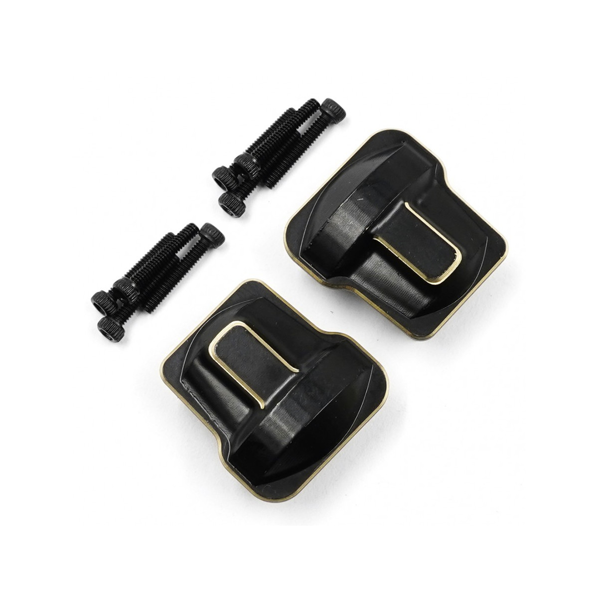 Xtra Speed Brass Diff Cover Front & Rear (2) for...