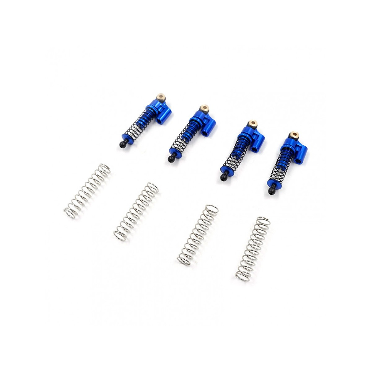 Xtra Speed alloy shock set blue (4) for Kyosho Mini-Z 4x4...