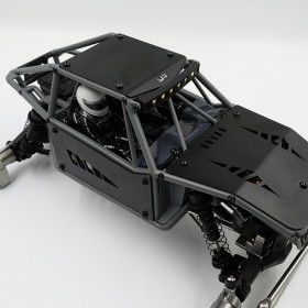 Yeah Racing Alu Cage Protector Panel Set (4) für Axial 1:18 UTB18 Capra schwarz