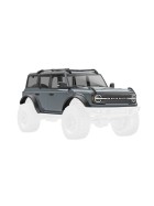 Traxxas 9723-DKGRY Body, Ford Bronco, complete, dark gray (includes grille, side mirrors, door handles, fender flares, windshield wipers, spare tire mount, & clipless mounting) (requires #9735 front & rear bumpers)