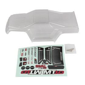 Team Associated RIVAL MT10 Body V2, clear