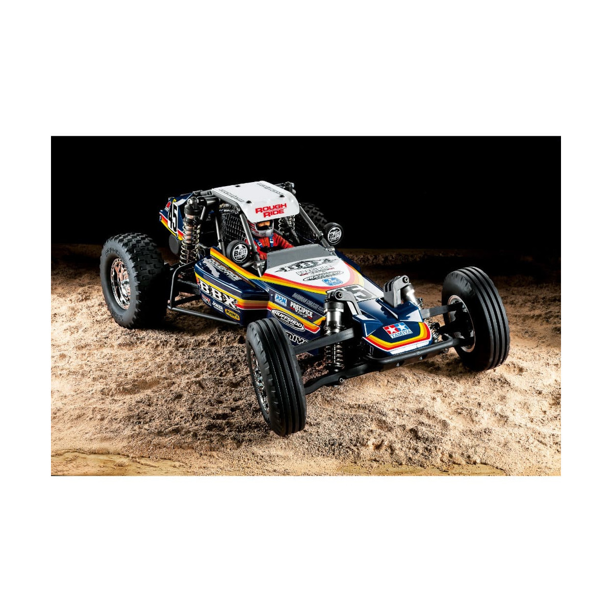 Pneus Arrière Tamiya Pour Buggy - BB-01 - 2 Pcs Avec Mousse - Échelle 1/10 - Réf. 51717