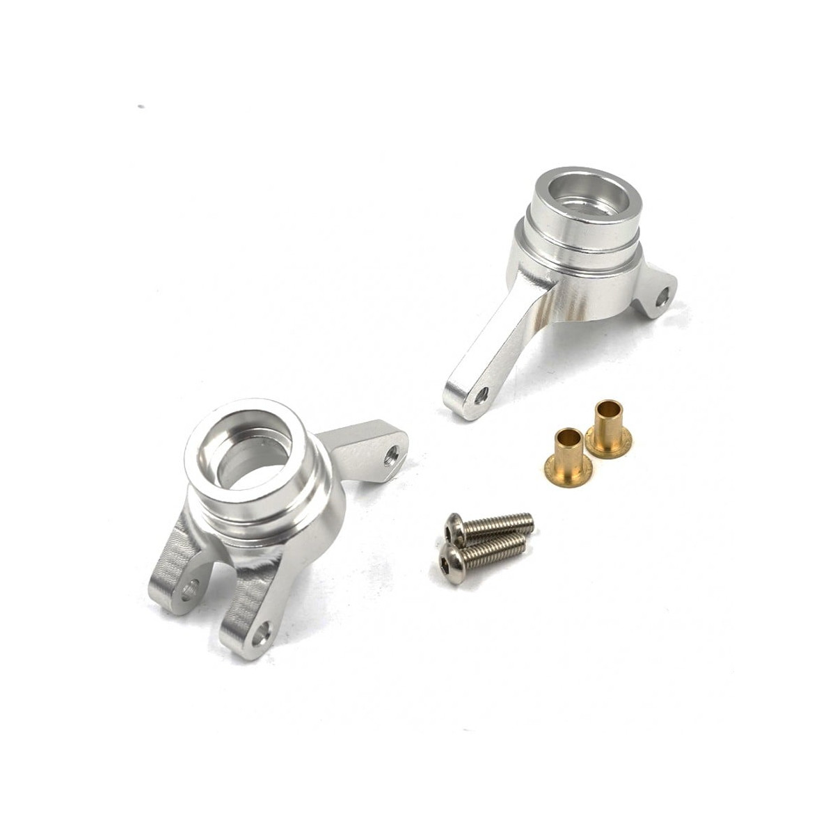 Xtra Speed Alu Radträger hinten silber (2) Tamiya...