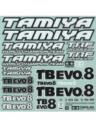 Tamiya 11421836 Aufkleber / Sticker TB Evo.8