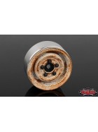 RC4WD Landies Vintage Stamped Steel 1.55 Beadlock Wheels Rust (4)