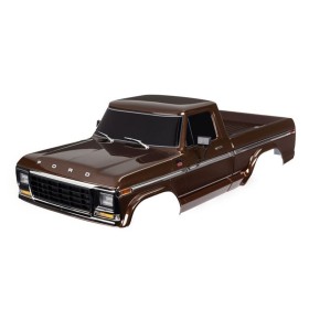 Traxxas 9230-BRWN Body, Ford F-150 (1979), complete,...