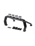Traxxas 9262R Roll bar (black)/ mounts (front (2), rear (left & right))/ 2.6x12mm BCS (self-tapping) (4) (fits #9212 or 9230 series bodies)