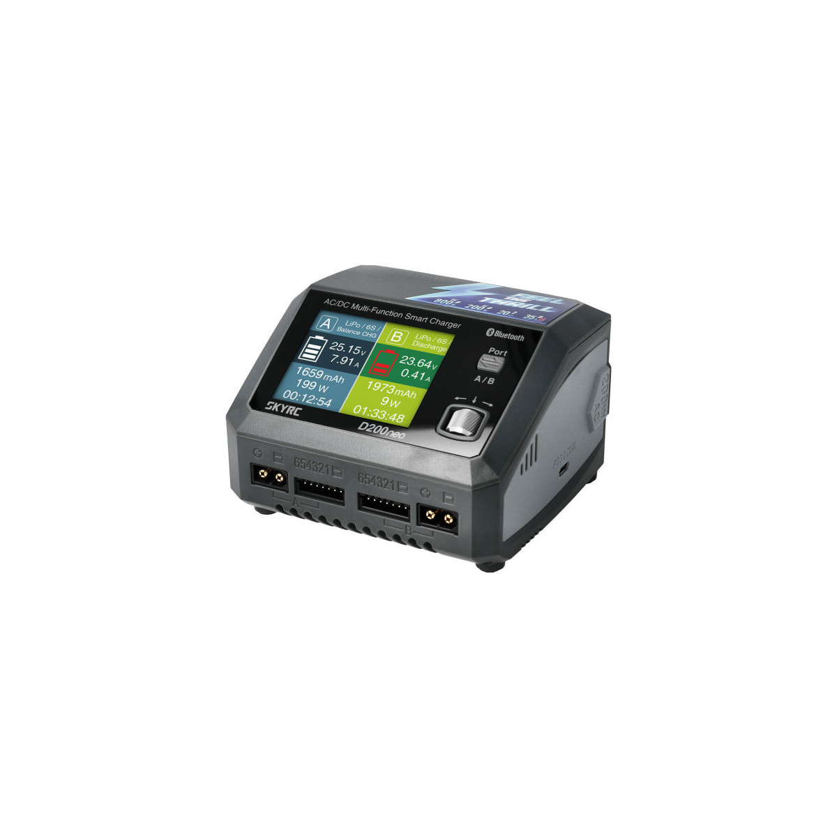 SkyRC Ladegerät D200 Neo LiPo 1-6S 20A 200W AC