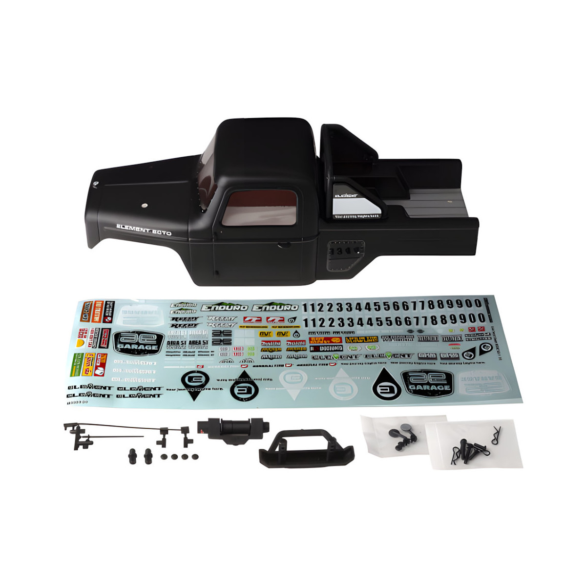Element RC Enduro Ecto Black Body Set, painted