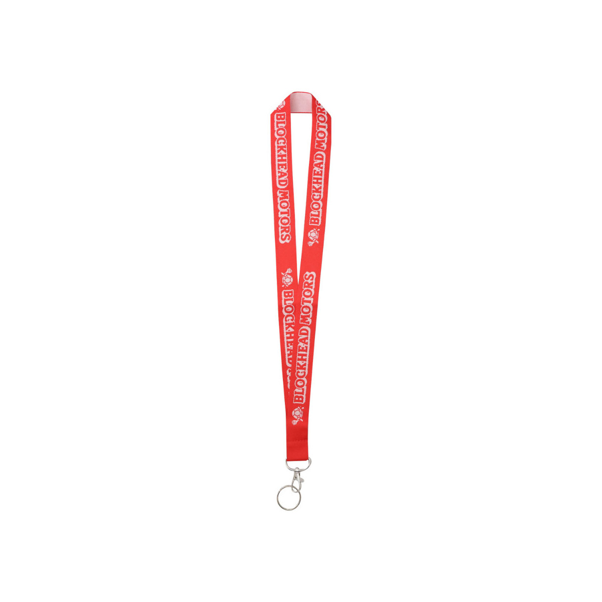 Blockhead Motors Lanyard red