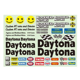 Blockhead Motors Aufkleber/Decals Daytona