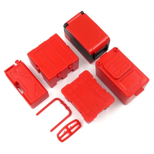 Xtra Speed Kühlbox, Kanister und Boxen Scale Crawler Zubehör 1:10 rot