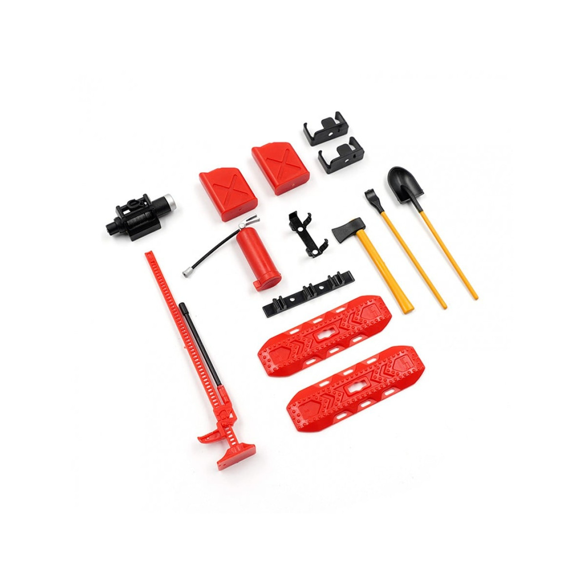 Yeah Racing Tool-Set 8-teilig rot Crawler Zubehör 1:18
