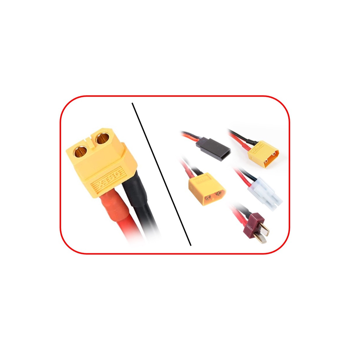Absima Multi Charging Cable XT60 fits for XT90, XT60,...