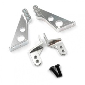 Xtra Speed Alu Damperstay front silver (2) for Tamiya...