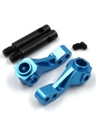 Xtra Speed Alu Stering Arm blue (2) for Tamiya Wild One/Fast Attack Vehicle