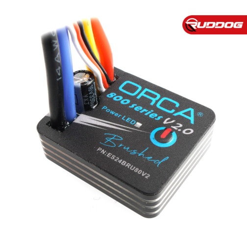 ORCA 800 Series V2.0 80A Brushed ESC w/Program Card