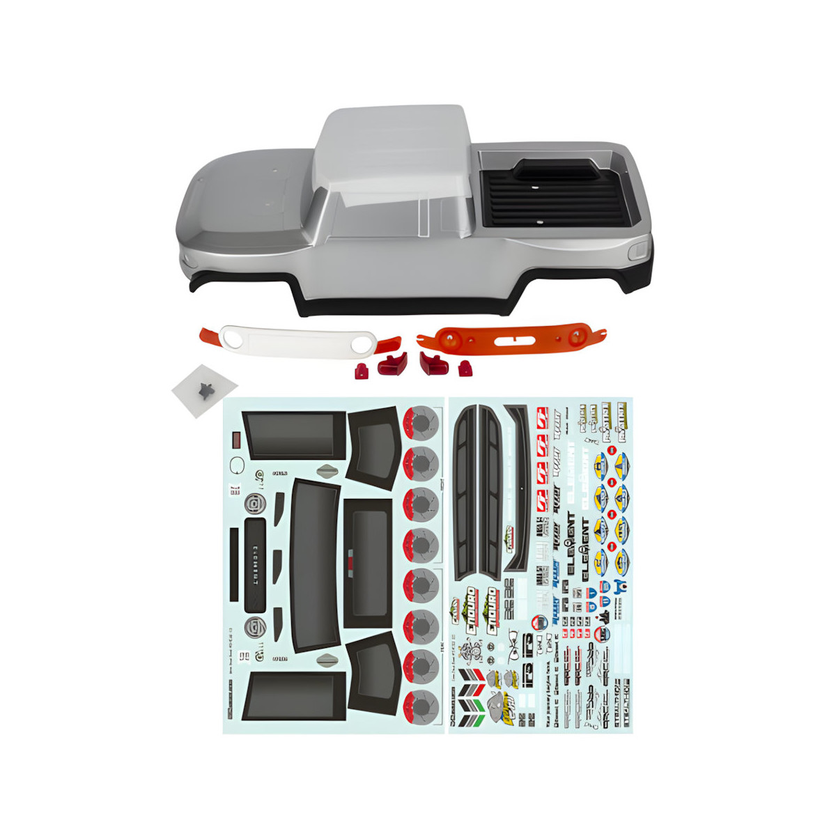 Element RC Enduro SE, Utron Body Set, Gray