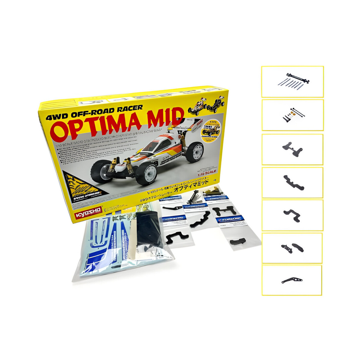 Kyosho Optima Mid 4WD 1:10 Koswork Edition by Europe