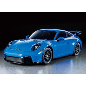 Tamiya 47496 Porsche 911 GT3 (992) 1:10  TT-02 Bausatz (blau vorlackiert)