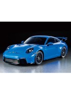 Tamiya 47496 Porsche 911 GT3 (992) 1:10  TT-02 Bausatz (blau vorlackiert)