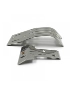 Yeah Racing Stainless Steel Chassis Protector Plate front & rear (2) für BB-01 BBX