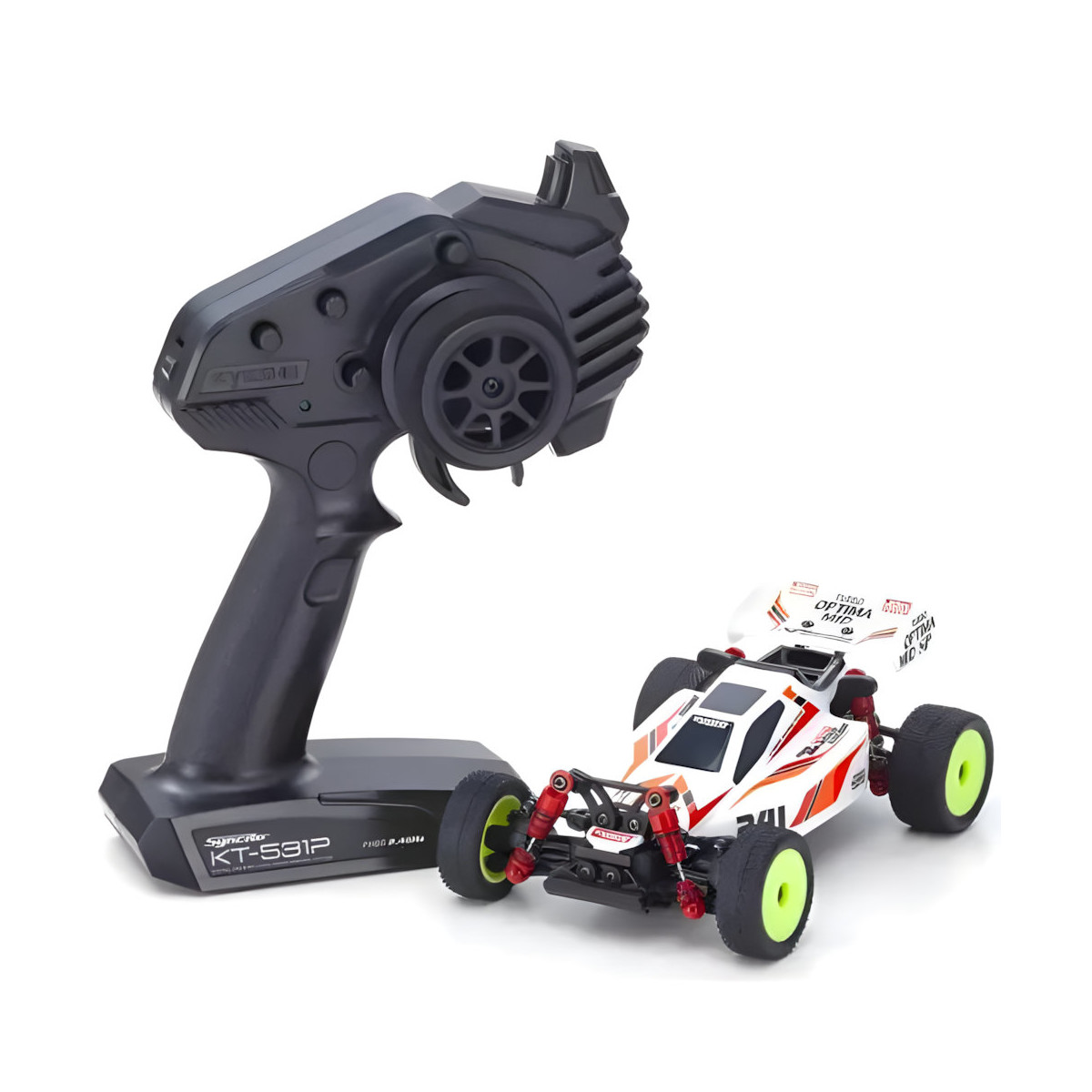 Kyosho Mini-Z 4WD Turbo Optima Mid Special White MB010 RTR