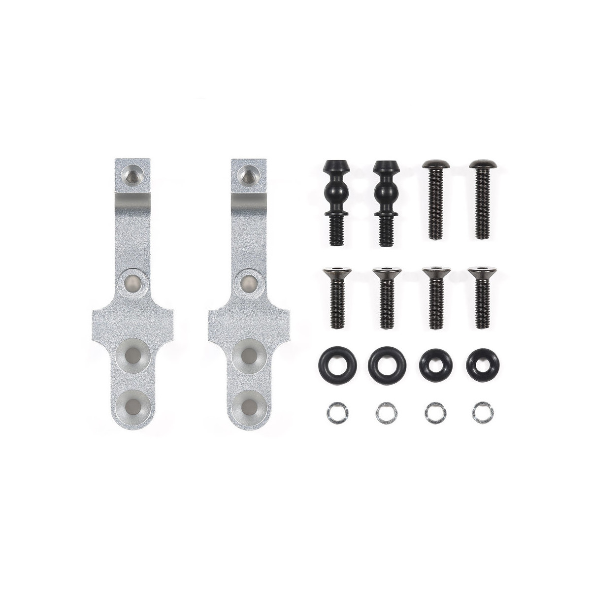 Tamiya  22088 BB01 Alu Damperstay front/silver (2)