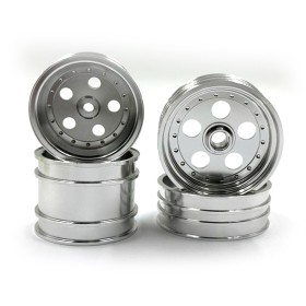 Xtra Speed Alu Wheel silver (2+2) for Kyosho...