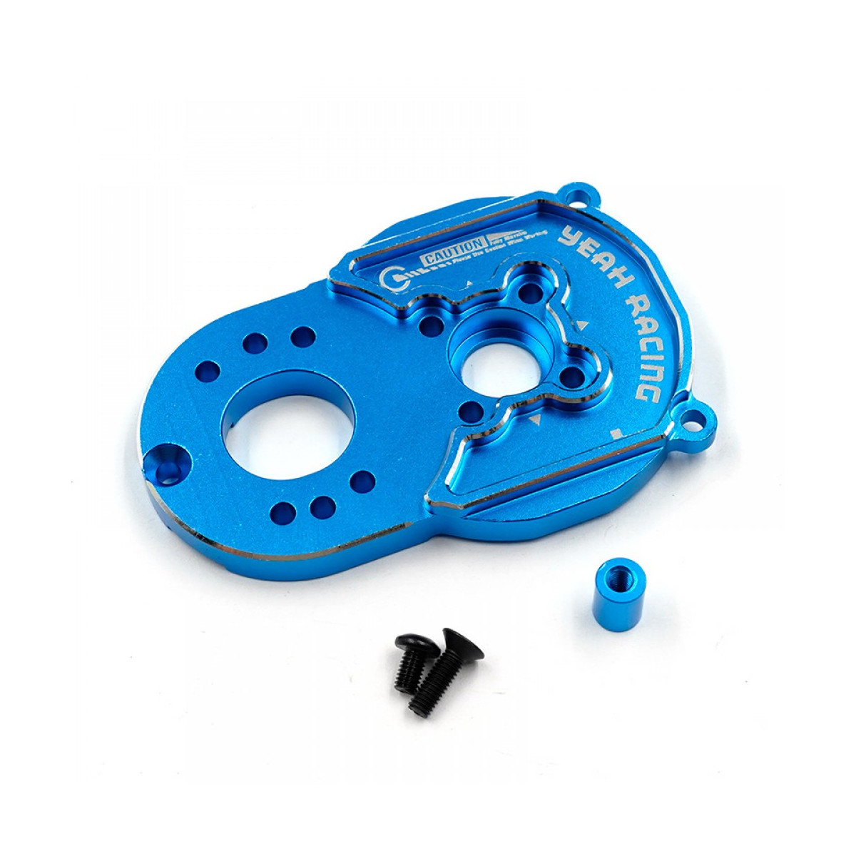 Yeah Racing Alu Motor Mount blau für Tamiya MB-01