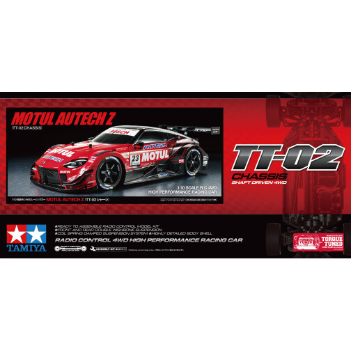 Tamiya 58735 Motul Autech Z 202 (TT-02) Kit 1/10