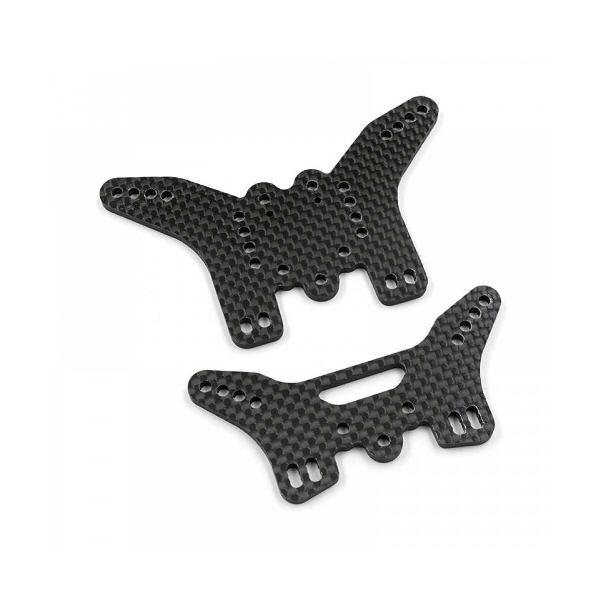 Xtra Speed Front & Rear Carbon Tower for Tamiya TT-02BR