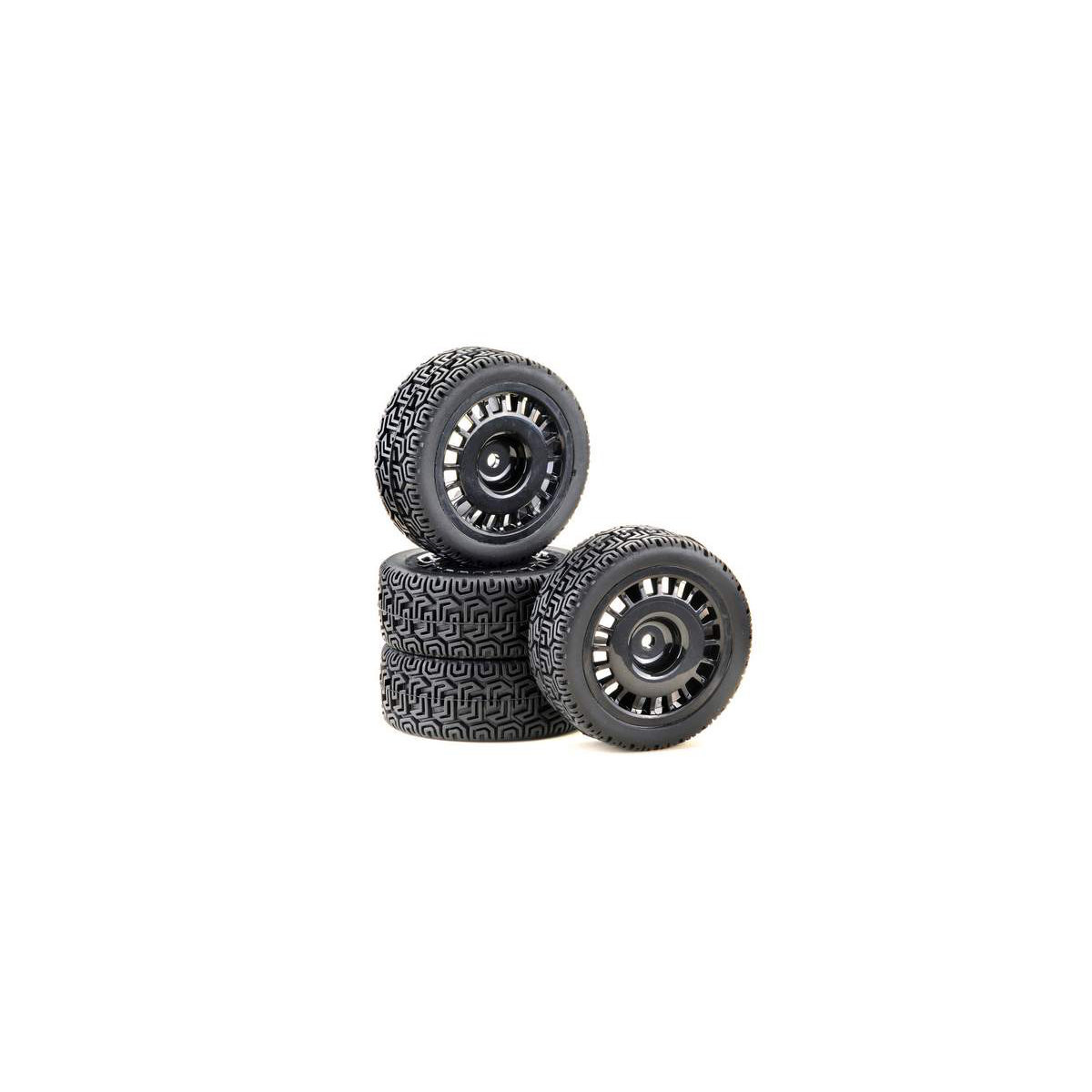 Absima 1:10 Wheel Set "Rally Winded Design"...