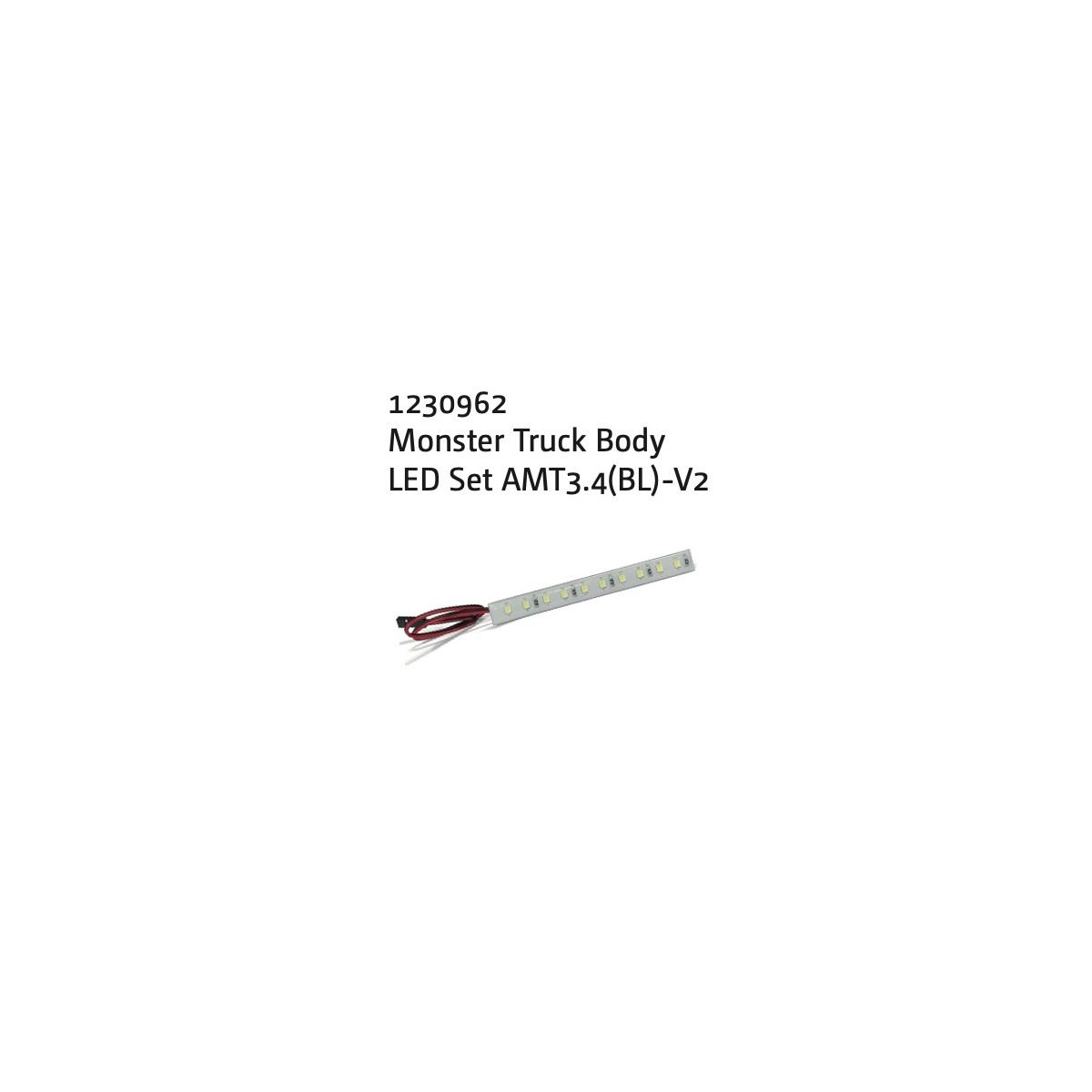 Monster Truck Karosserie LED Set AMT3.4(BL)-V2