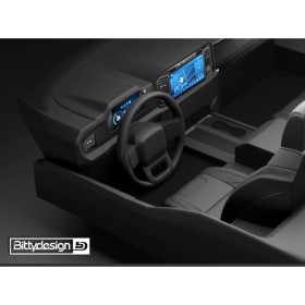 Bittydesign Steering wheel for ROCK1 1/10 Rock Crawler interior cockpit