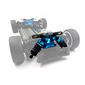Yeah Racing Alu Performance Damper Upgrade Set für Tamiya TT02 Blau
