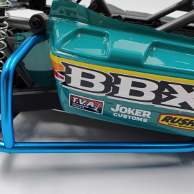Yeah Racing Alu Side Bumper Set für BB-01 BBX blau